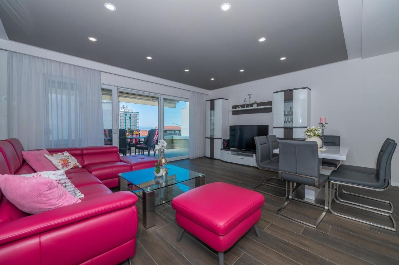 Luxury Apartment Purple Summer Sea View Makarska Buitenkant foto